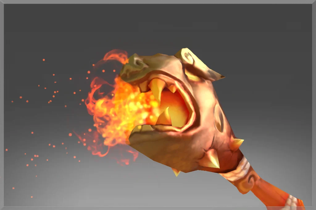 Скачать скин Flaming Scepter Of Ancestral Luck мод для Dota 2 на Ogre Magi - DOTA 2 ГЕРОИ